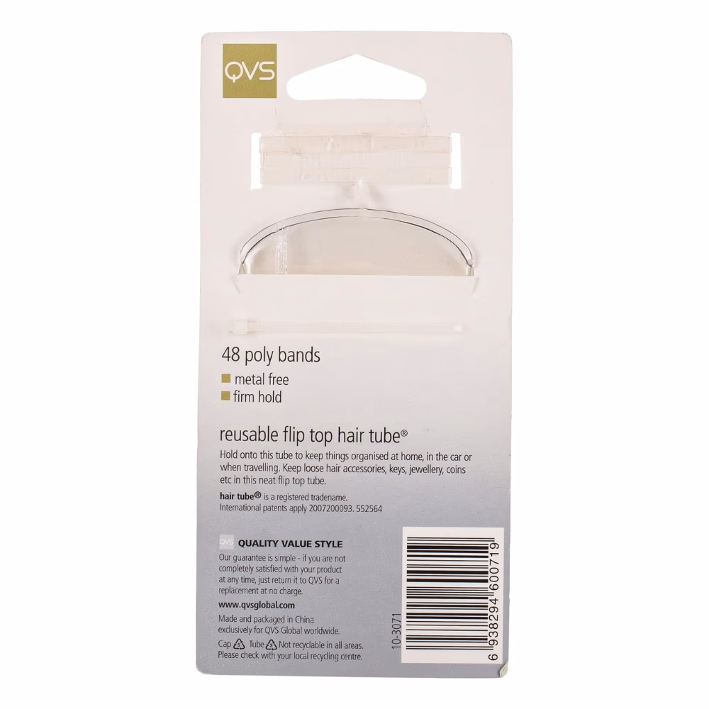 QVS Hair Poly Bands 48S 2