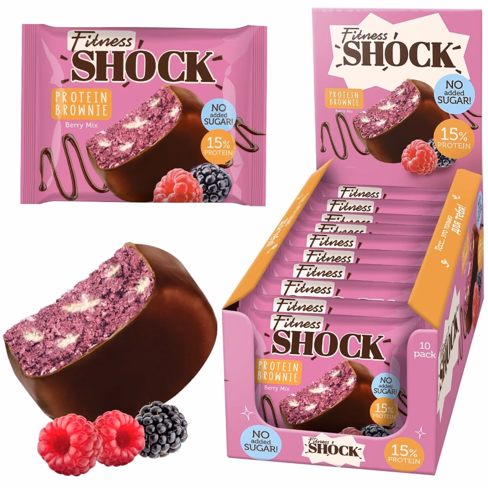 Shock Protein Brownie Berry Mix 50GM 2