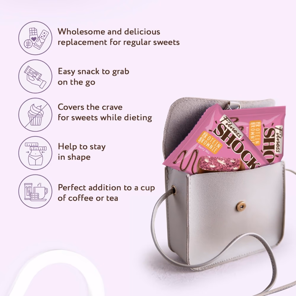 Shock Protein Brownie Berry Mix 50GM 5