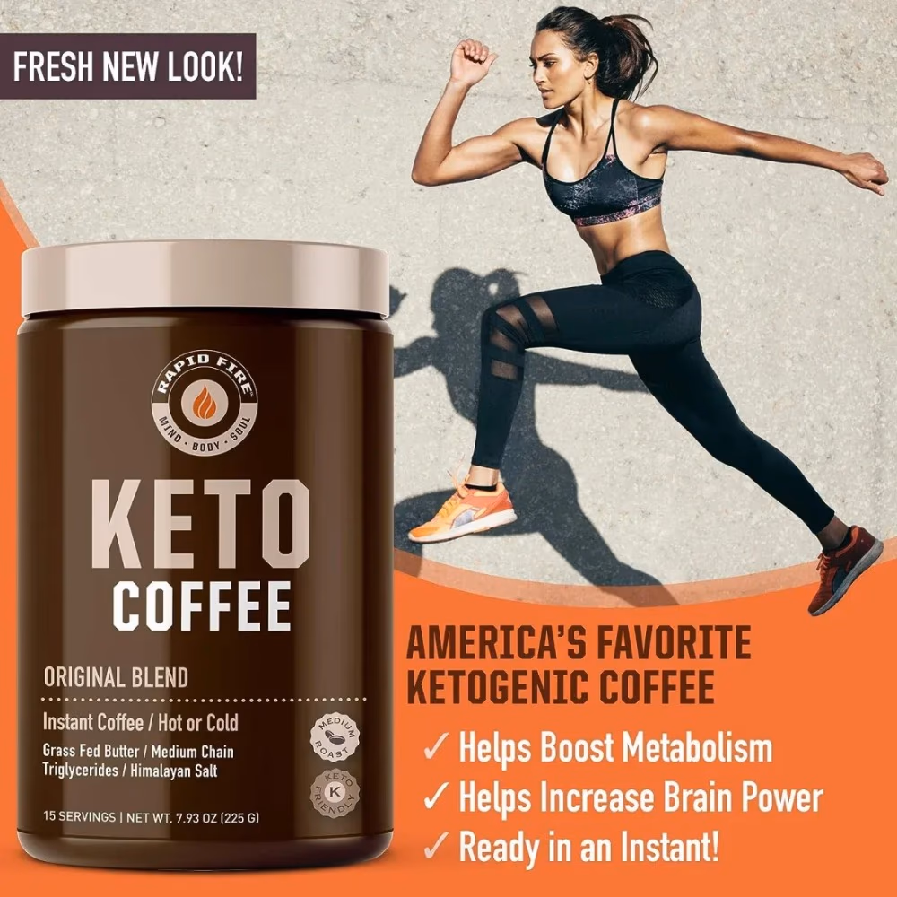 RapidFire Ketogenic Coffee Original Blend 225GM 3
