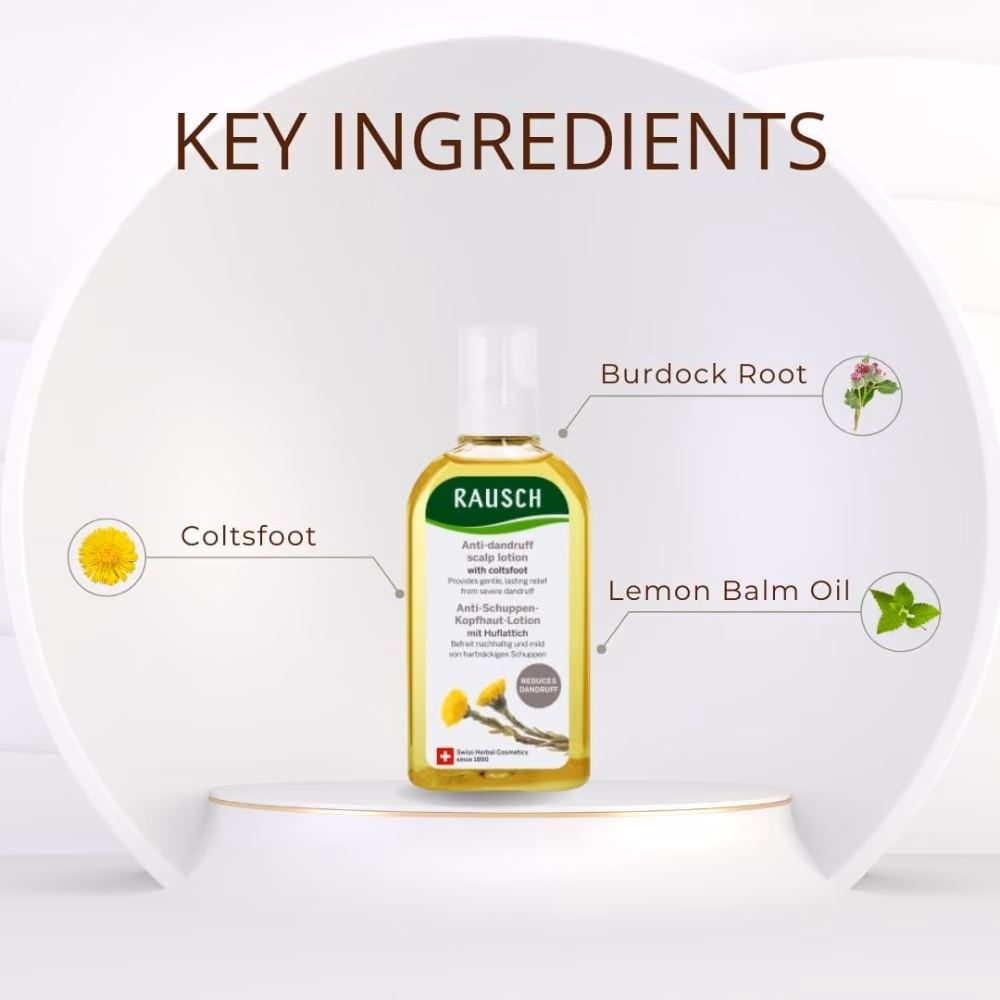 Rausch Anti-Dandruff Lotion with Coltsfoot 200ML 3