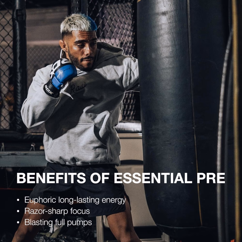 Raw Bum Essential Pre-Workout 395GM White Cherry 3