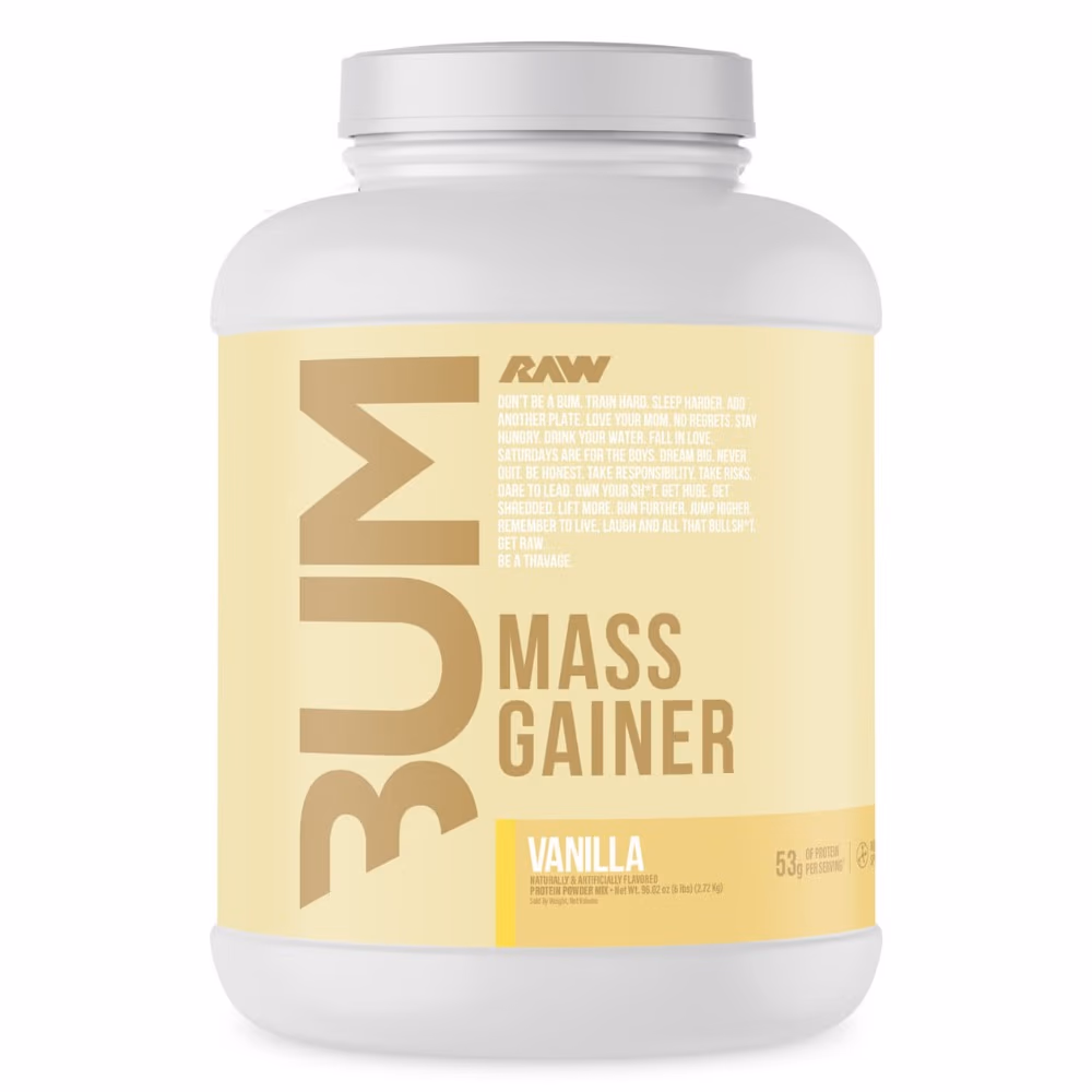 Raw Bum Mass Gainer 6lb Vanilla 2