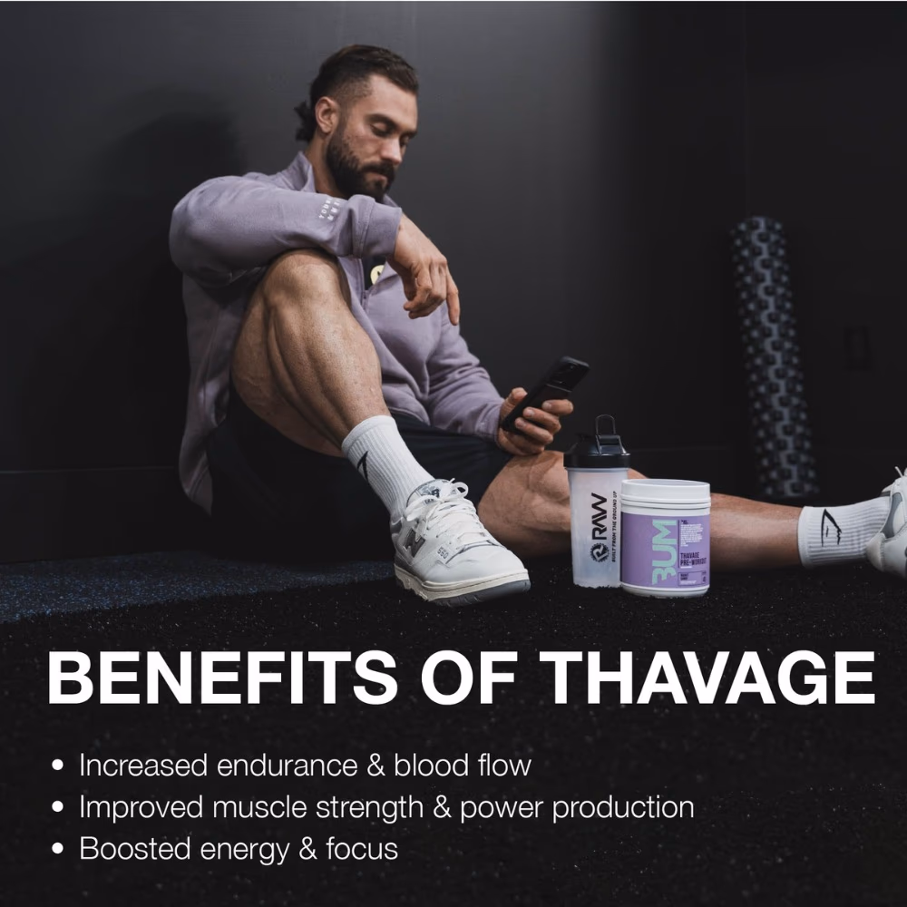 Raw Bum Thavage Pre-Workout 510g Rocket Candy 5