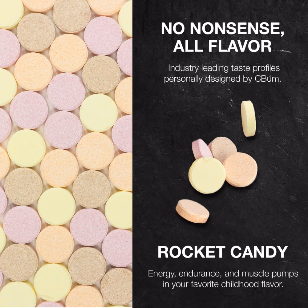 Raw Bum Thavage Pre-Workout 510g Rocket Candy 3