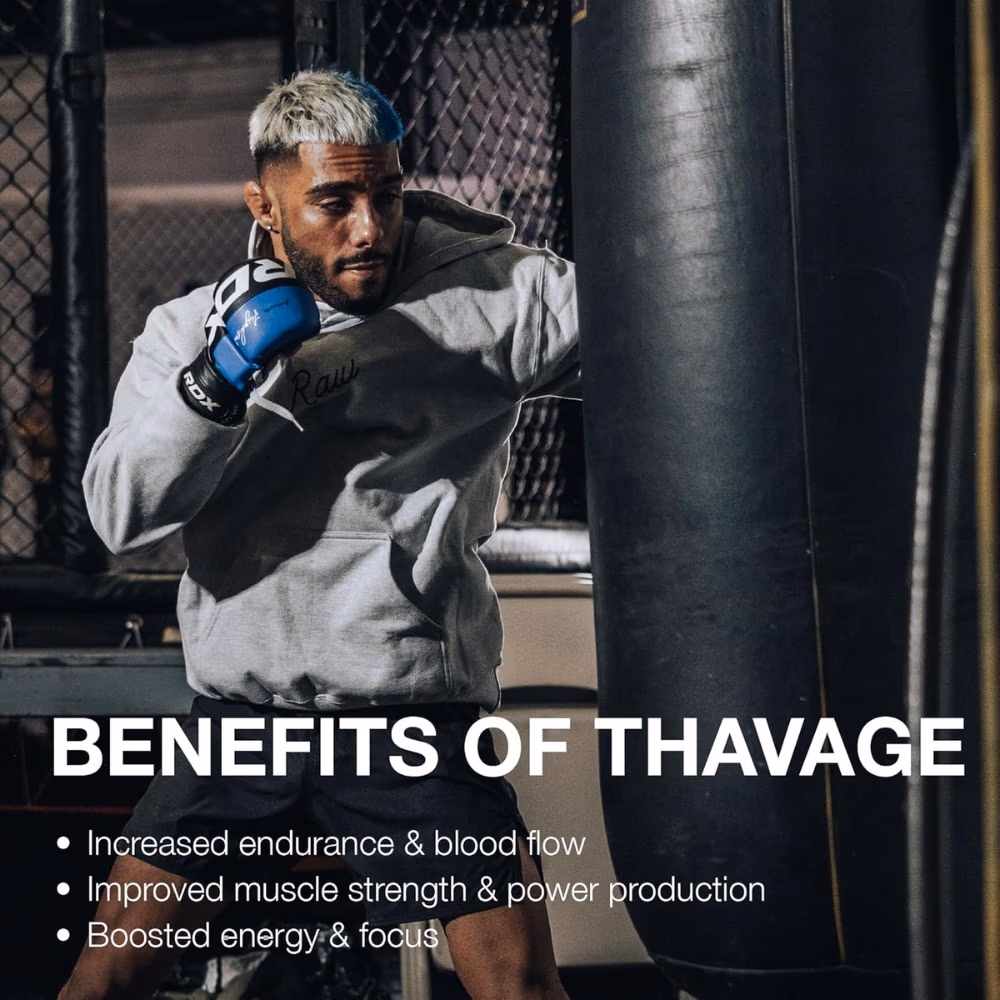 Raw Bum Thavage Pre-Workout 520g Peach Bum 5