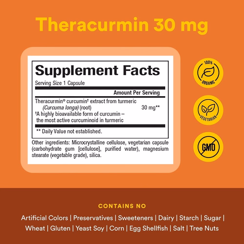  Natural Factors Theracurmin 60 Veg Caps 4