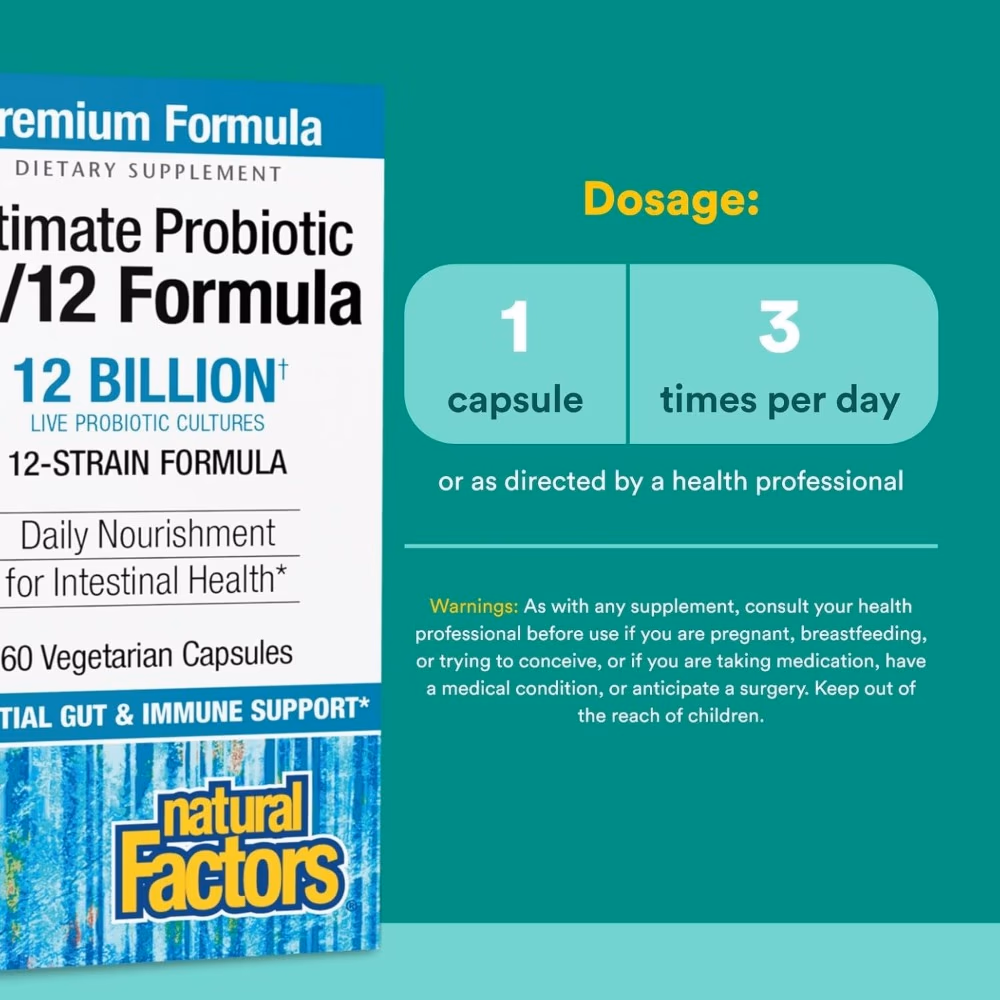 Natural Factors Ultimate Multi Probiotic Cap 60s 2