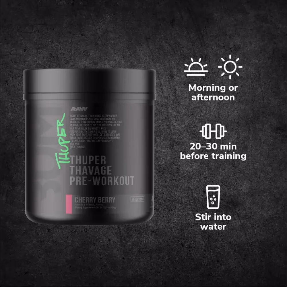 Raw Bum Thuper Thavage Cherry Berry 596g 2