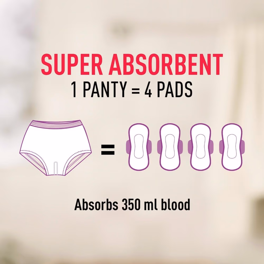 Sirona Disposable Period Panty L-XL 5S 3