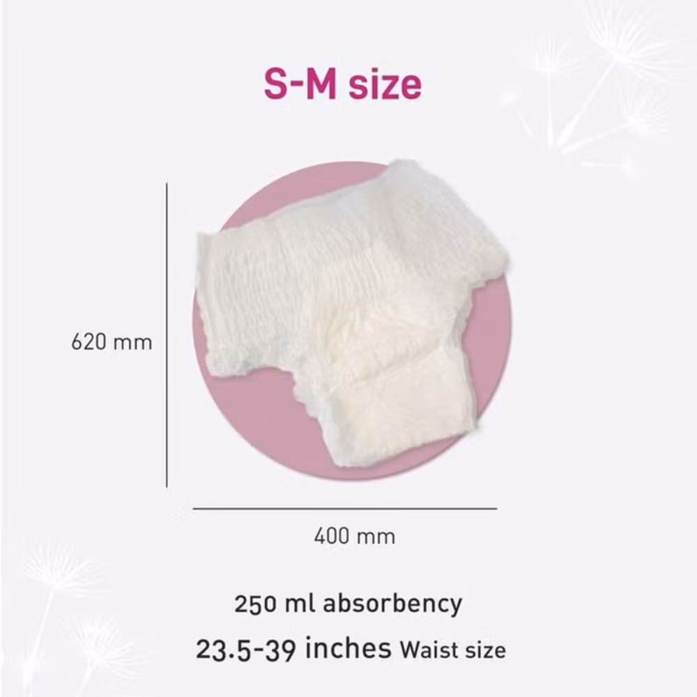 Sirona Disposable Period Panty S-M 5S 2