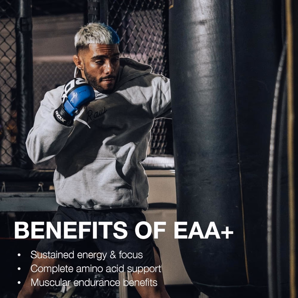 Raw Nutrition EAA Plus Powder – Raspberry Lemonade 396g  4