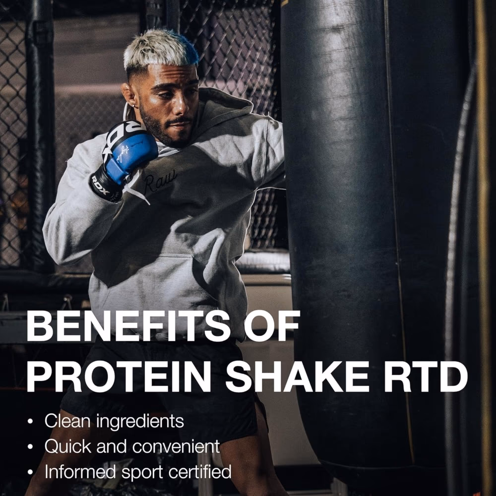 Raw Protein Milk Shake Strawberry 355ml 4
