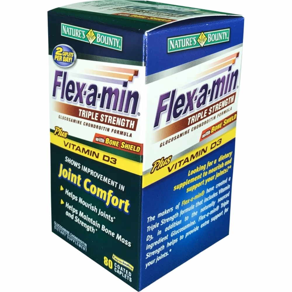 Nature’s Bounty FlexaMin Tri-Strength Joint 80s Caplets: 2