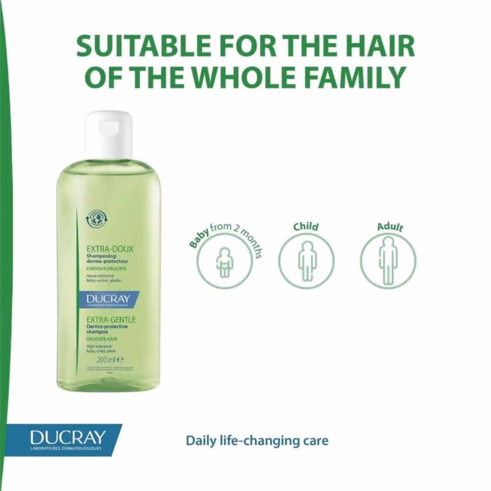 Ducray Extra Gentle Dermo Protective Shampoo 400ml 3
