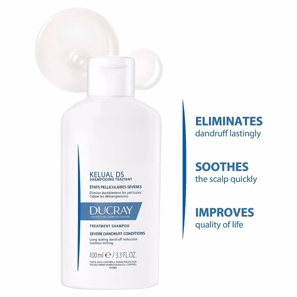 Ducray Kelual DS Anti-Dandruff Shampoo 100ml 3