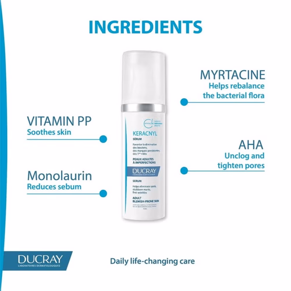 Ducray Keracnyl Serum 30ml 3