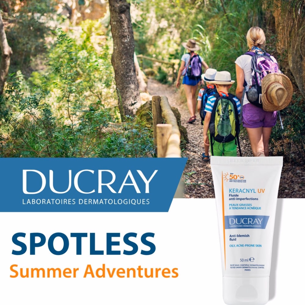 Ducray Keracnyl UV Anti-Blemish Fluid 50ml 3
