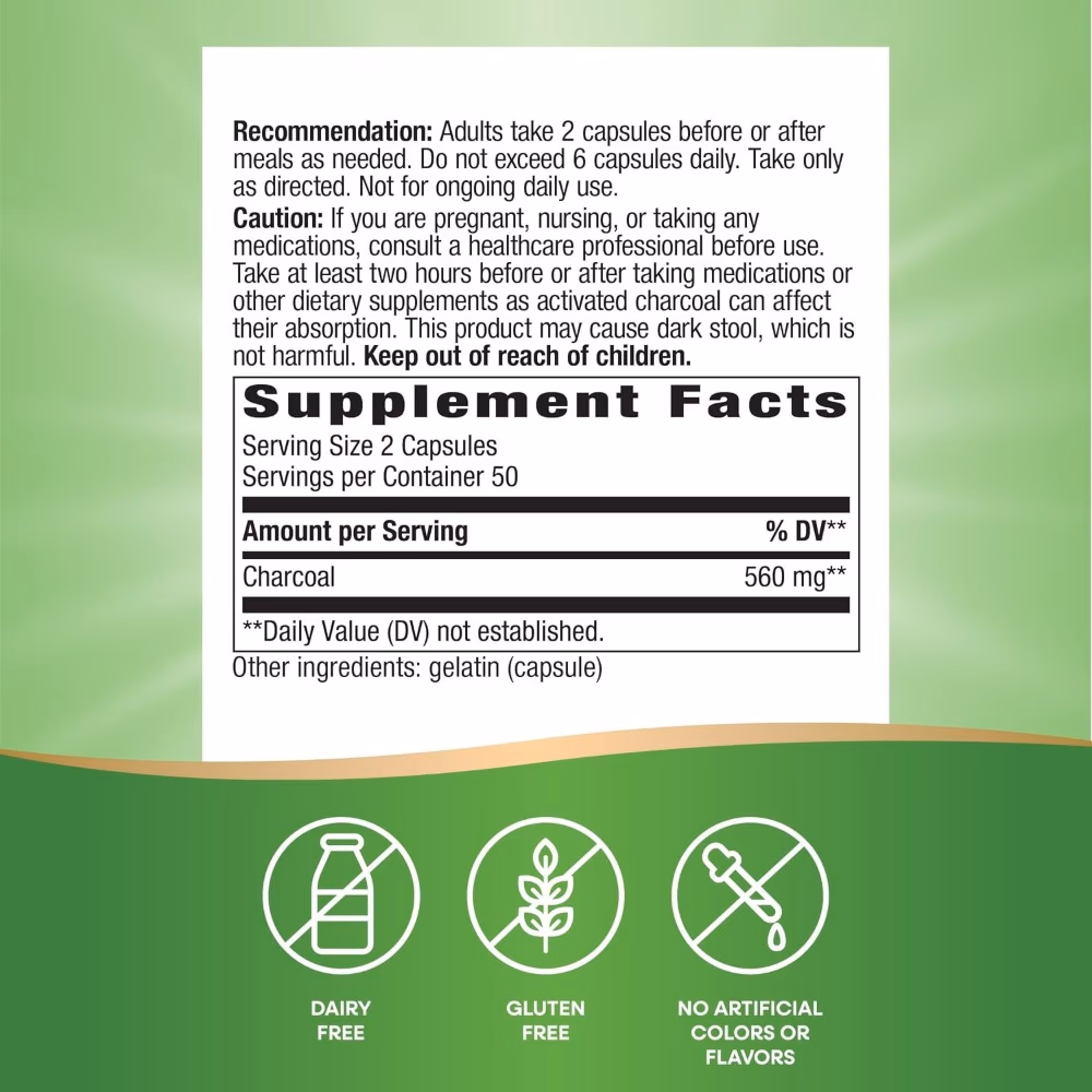 Nature’s Way Activated Charcoal 3