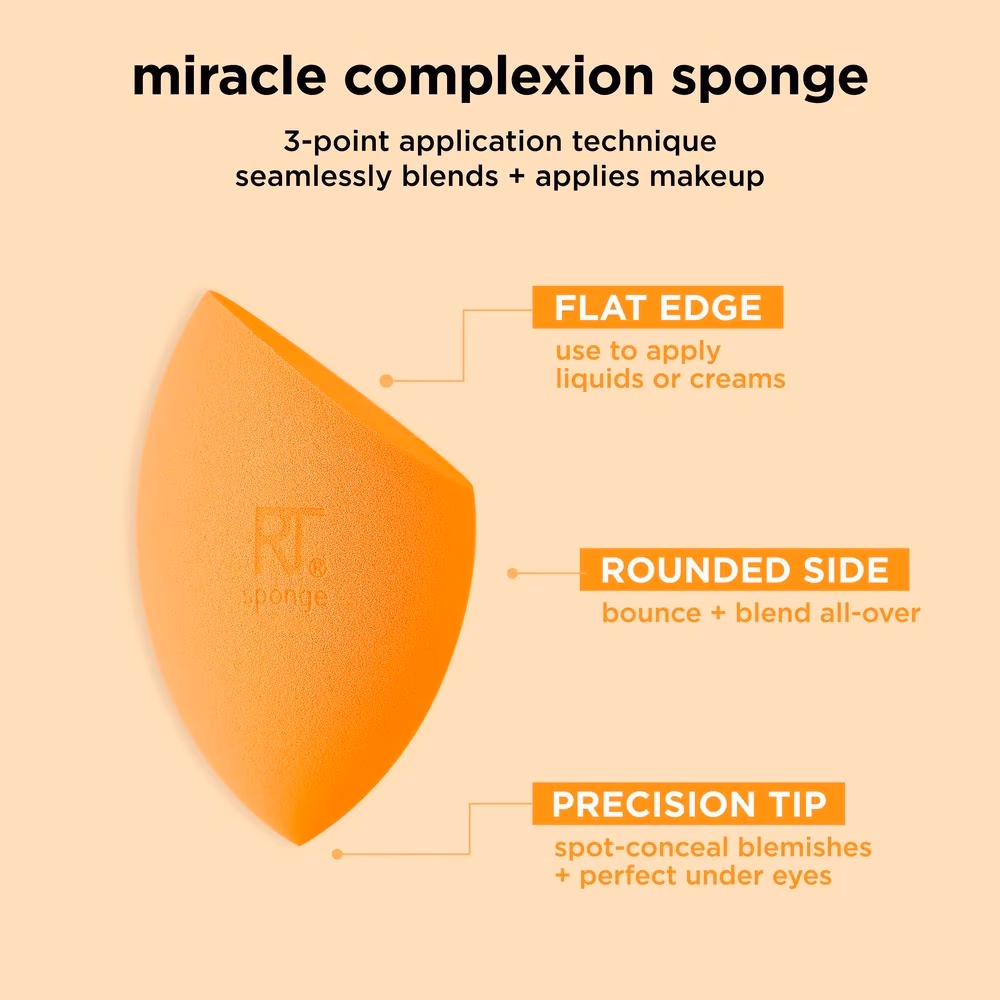 Real Techniques 1553 Miracle Complexion Sponge 4s 2