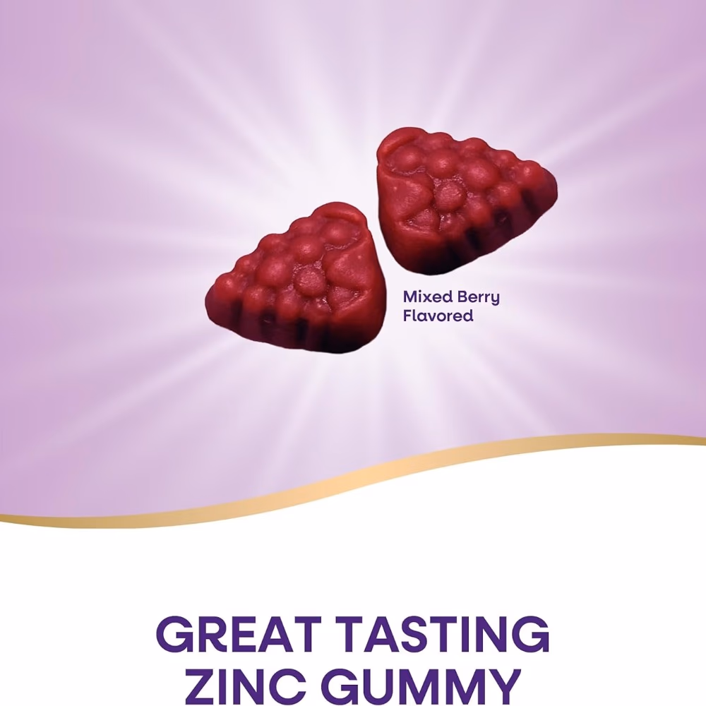 Nature's Way Zinc Gummy Immune Mixed Berry 120 Gummies 2