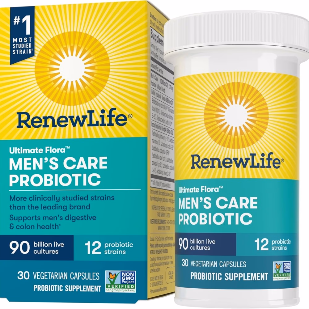 Renew Life Men’s Care Probiotic 90 Billion 30 Caps 5