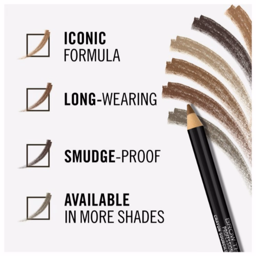 Rimmel Brow This Way Eyebrow Pencil 004 Black Brown 5