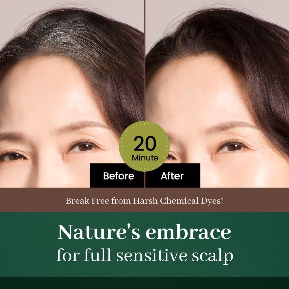 Herb Speedy Hair Color Cream Soft Black 5
