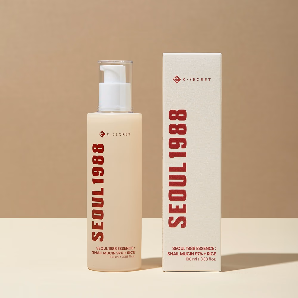 K-Secret Seoul 1988 Snail Mucin Rice Essence 100ml 3