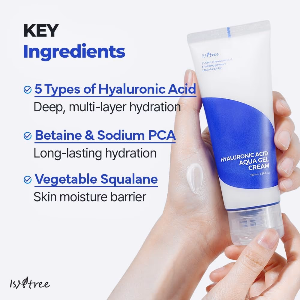 Isntree Hyaluronic Acid Aqua Gel Cream 100ml 4