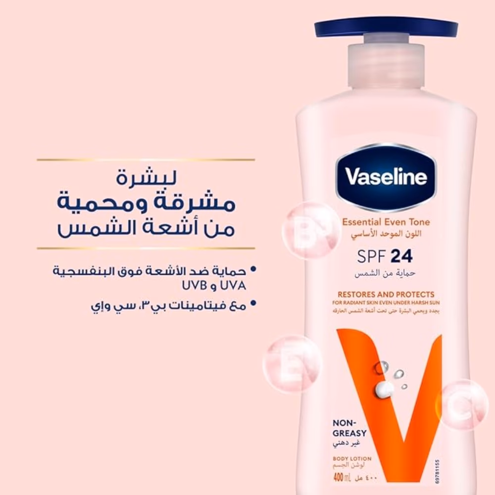 Vaseline Even Tone Sun Protect Body Lotion 400ml 4