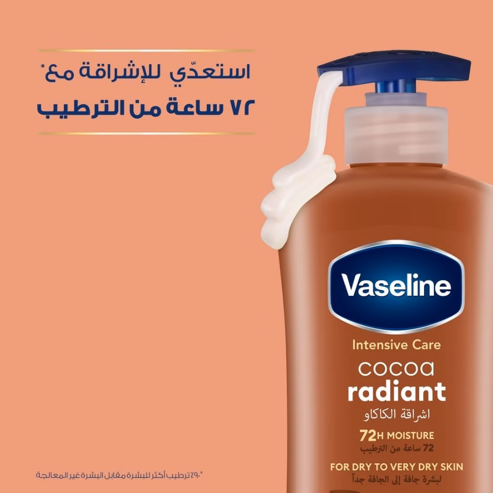 Vaseline Cocoa Glow Body Lotion 400ml 4