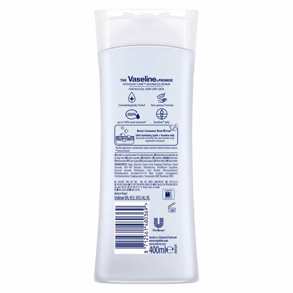 Vaseline Advanced Repair Body Lotion 400ml 3