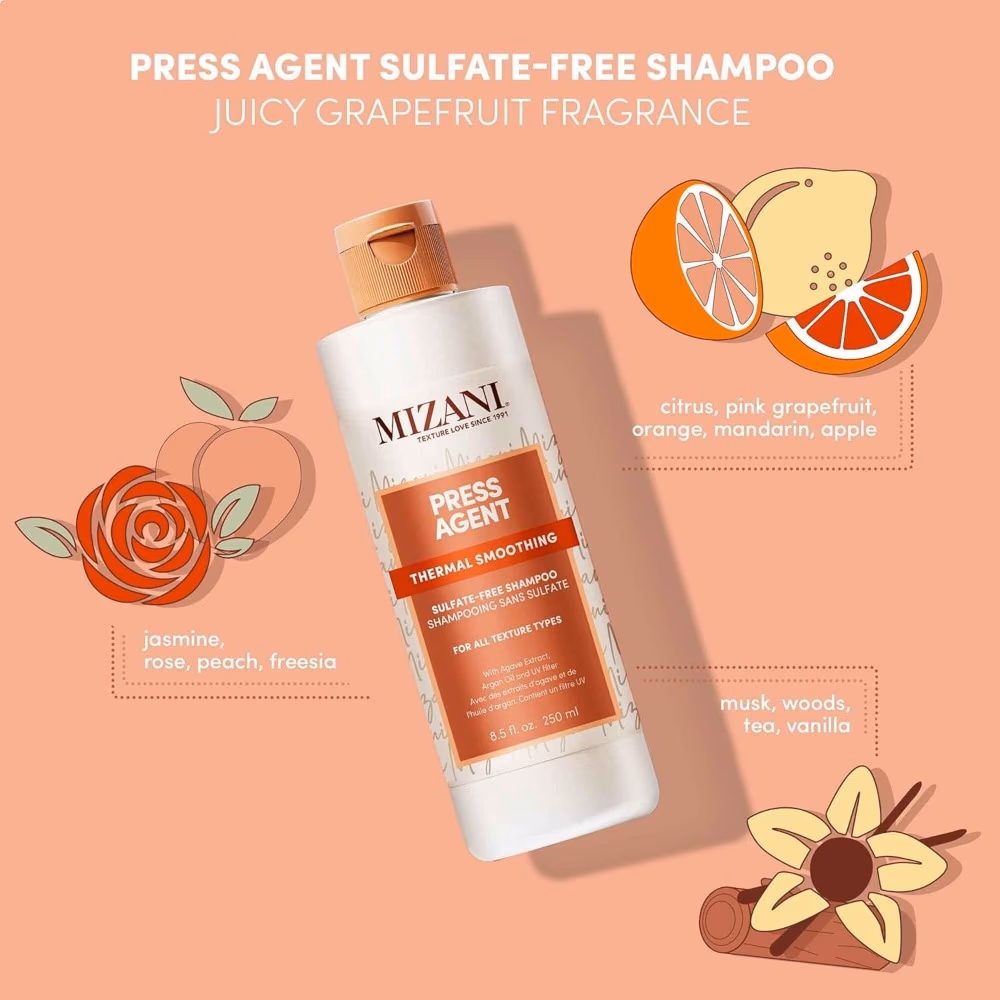 Mizani Press Agent Thermal Smoothing Shampoo – 250ml 2