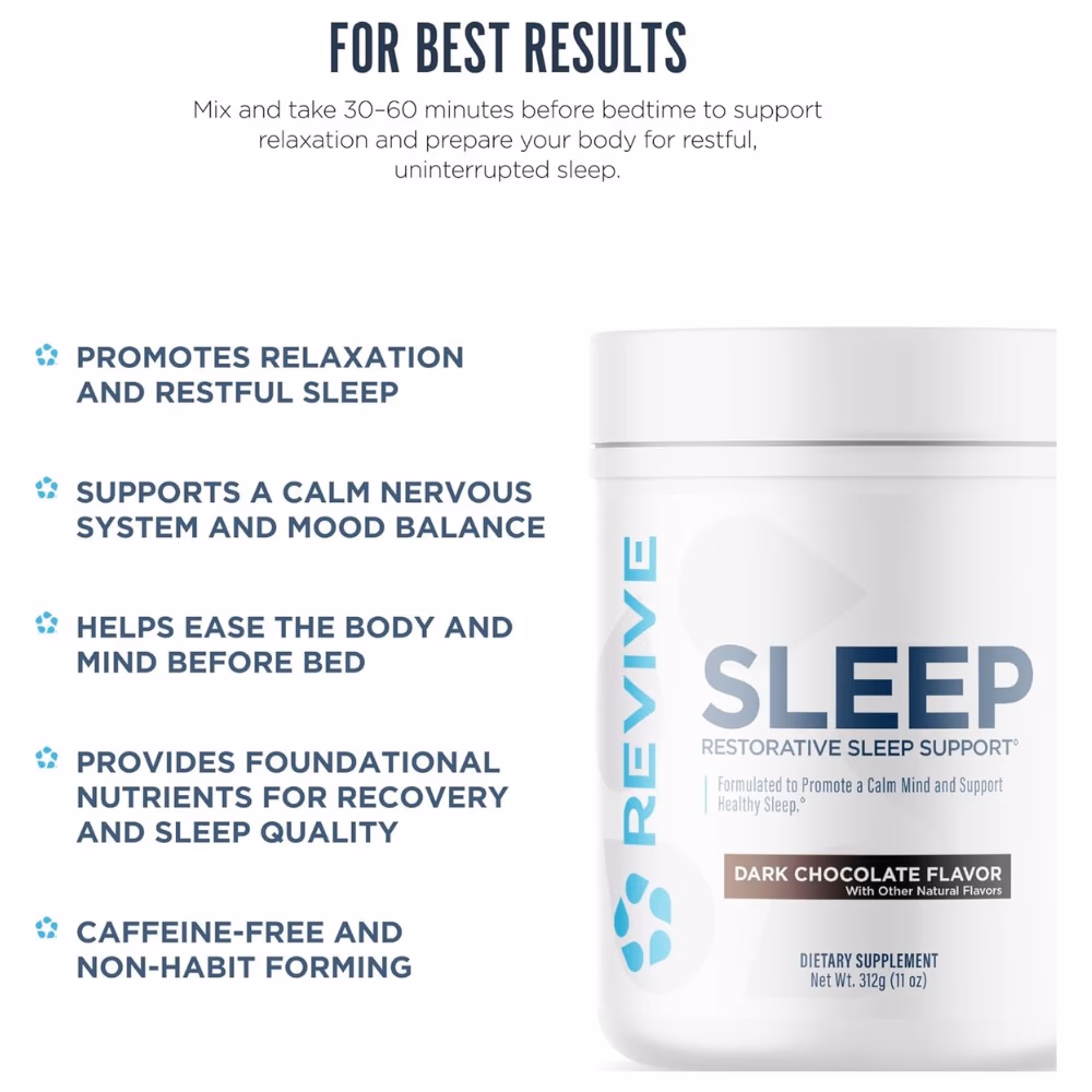 Revive Sleep Powder Dark Chocolate 312GM 5