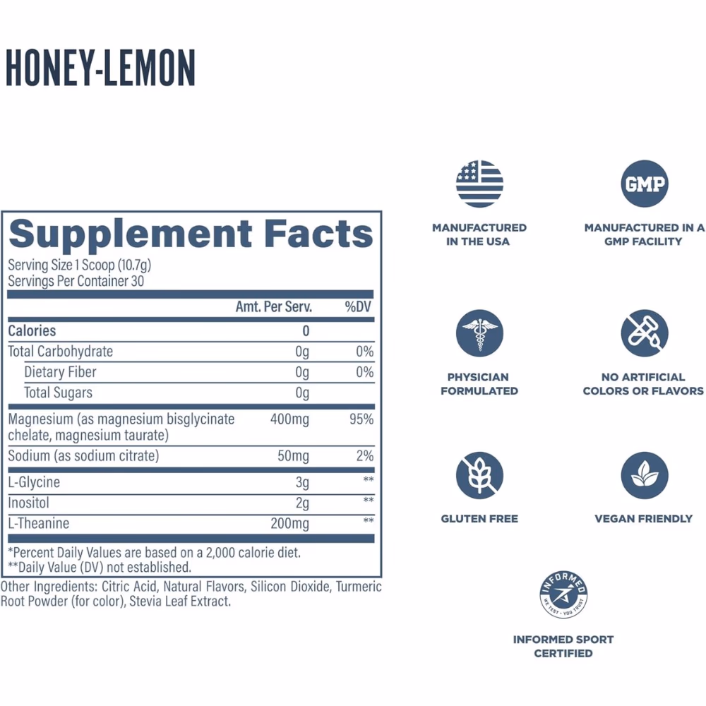 Revive Sleep Powder Honey Lemon 321g 3