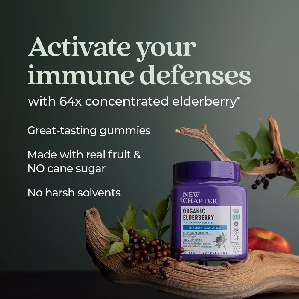 New Chapter Organic Elderberry 60 Gummies 4