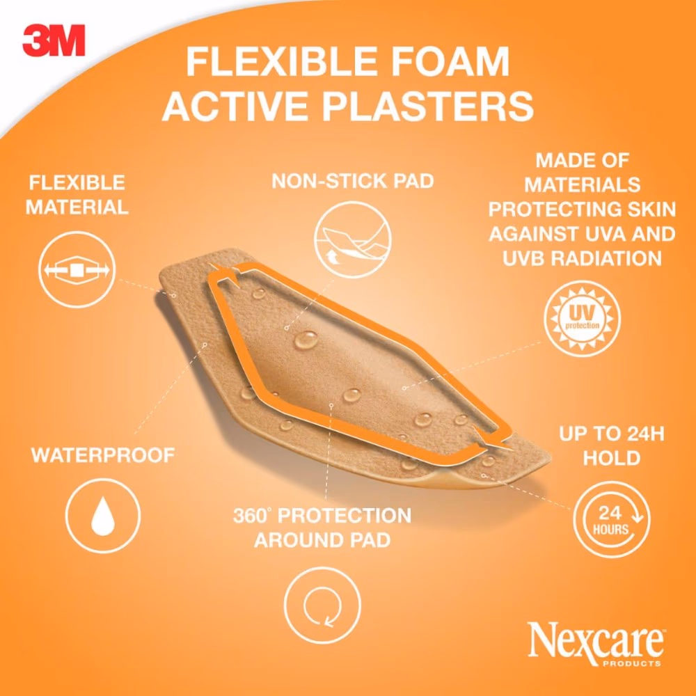 Nexcare Active 360 Bandages Assorted 44s 2