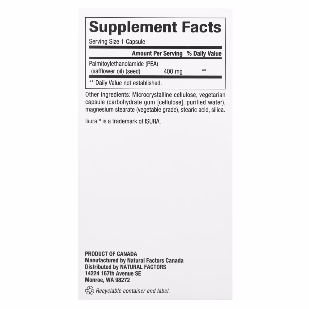 Natural Factors PEA400  3