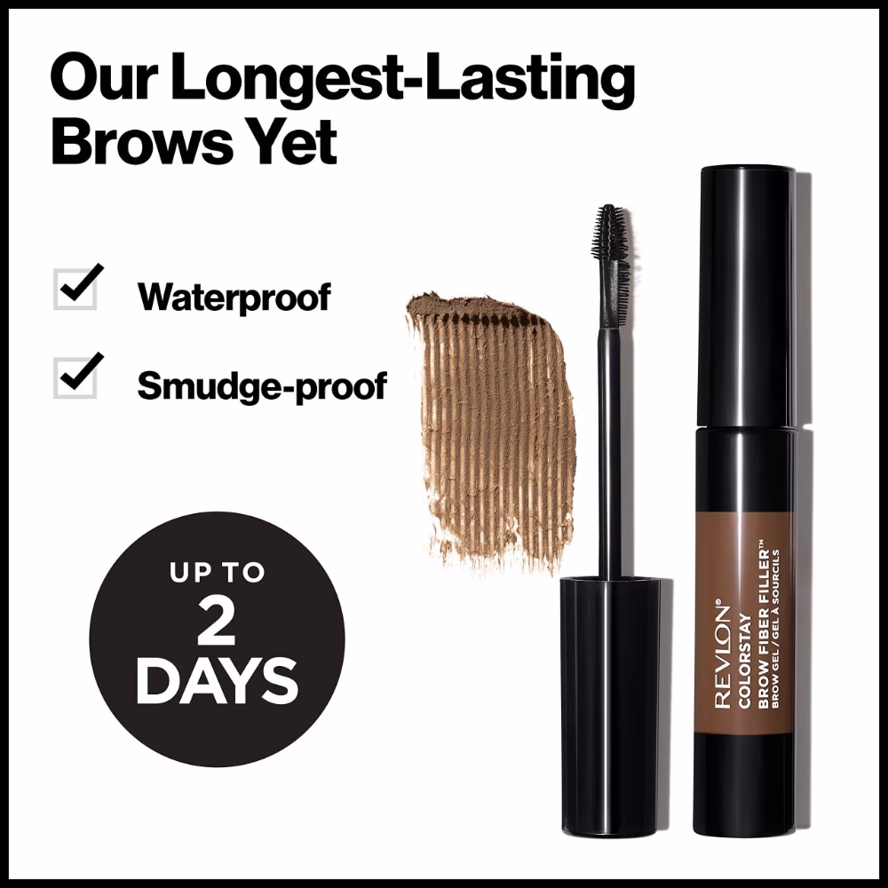 Revlon ColorStay Brow Fiber Filler 304 Grey Brown 3