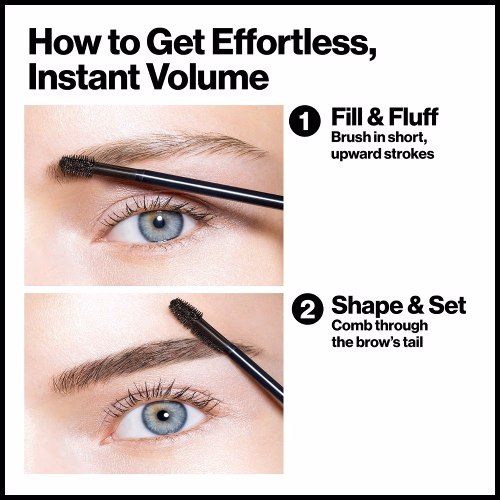 Revlon ColorStay Brow Fiber Filler 304 Grey Brown 4