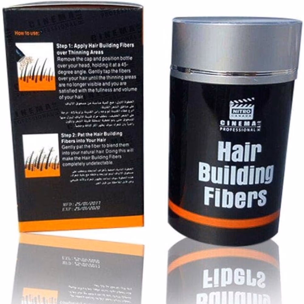 NITRO Hair Building Fibers Black 22g 2