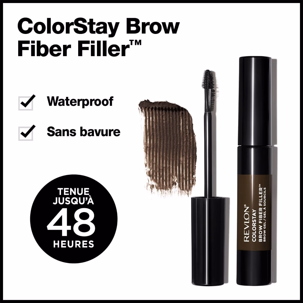 Revlon ColorStay Eyebrow Fiber Shrink Dark Brown 2