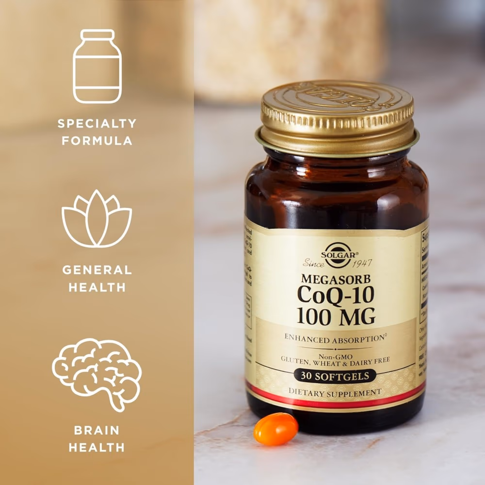 Solgar Megasorb CoQ-10 100mg 30 Softgels 4