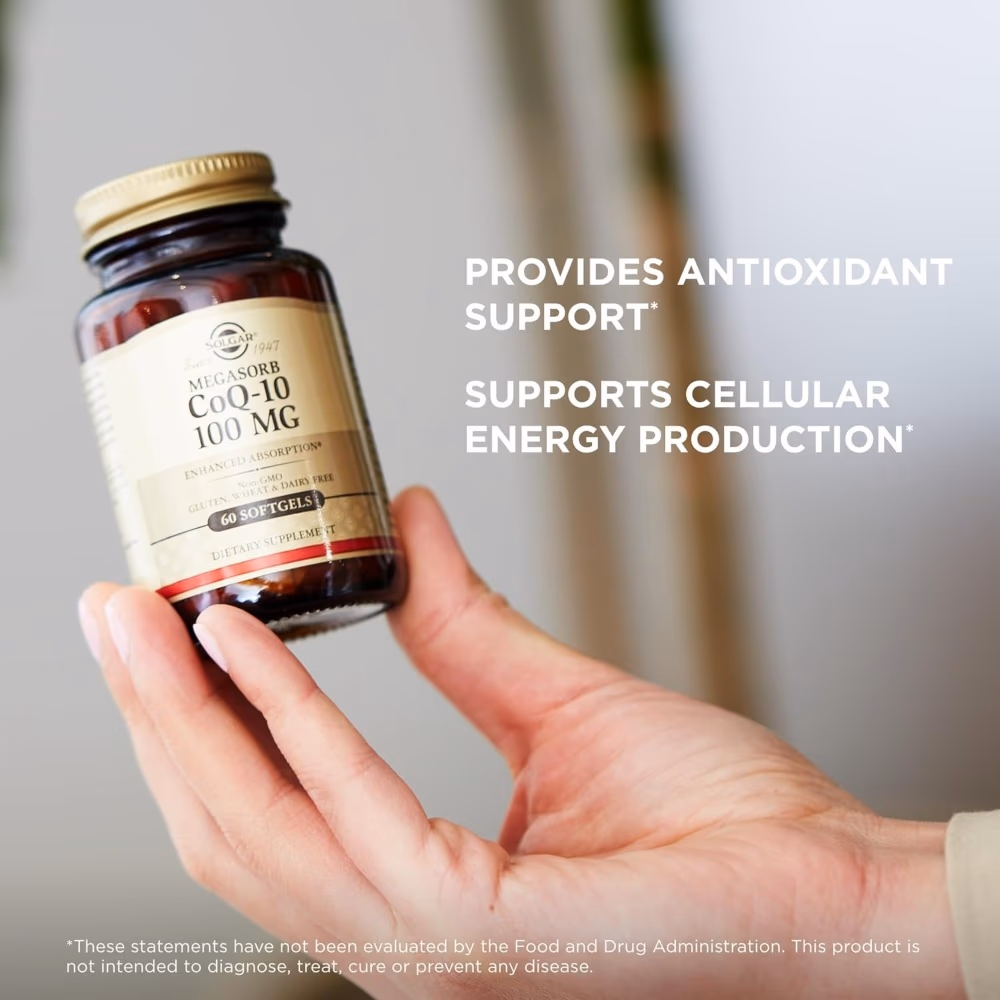 Solgar Megasorb CoQ-10 100mg 60 Softgels 3