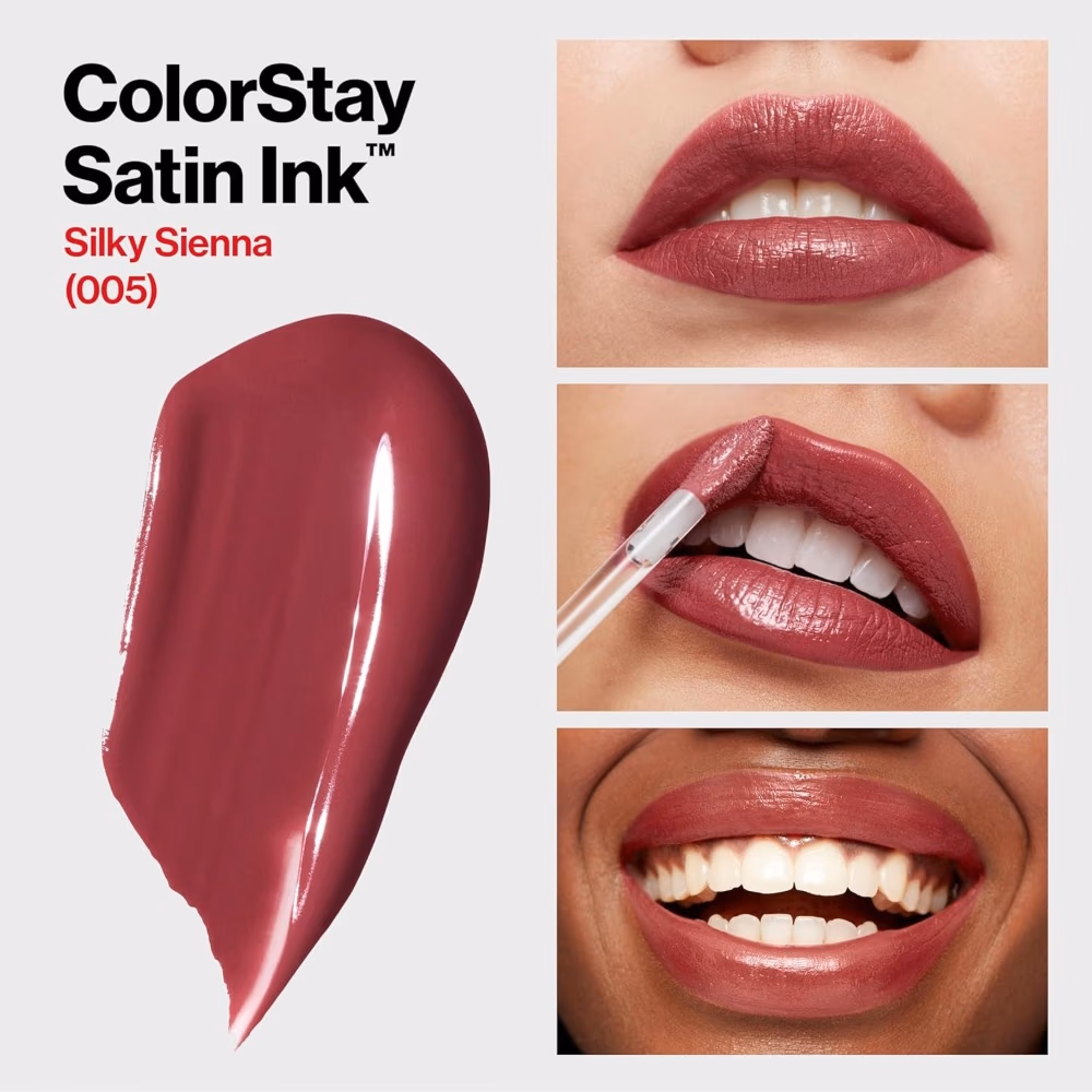 Revlon ColorStay Satin Ink Lipstick 005 Silky Sienna 2