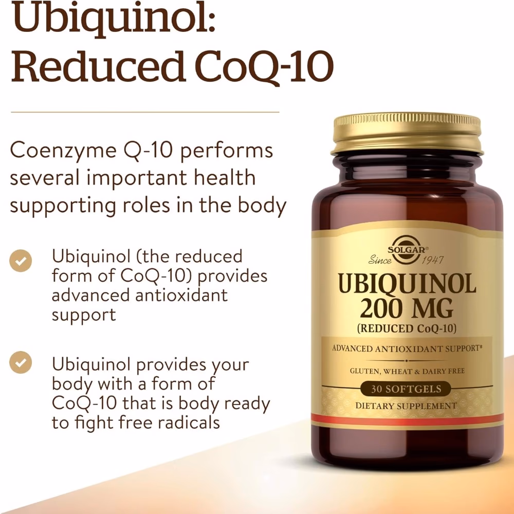 Solgar Ubiquinol 200mg 30 Softgels 4