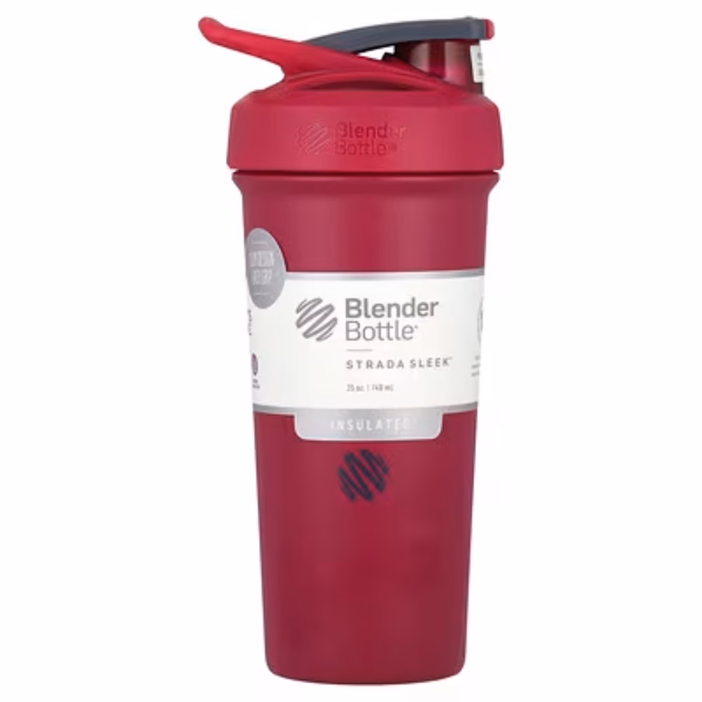 Blender Bottle Strada Steel Raspberry 25oz 2