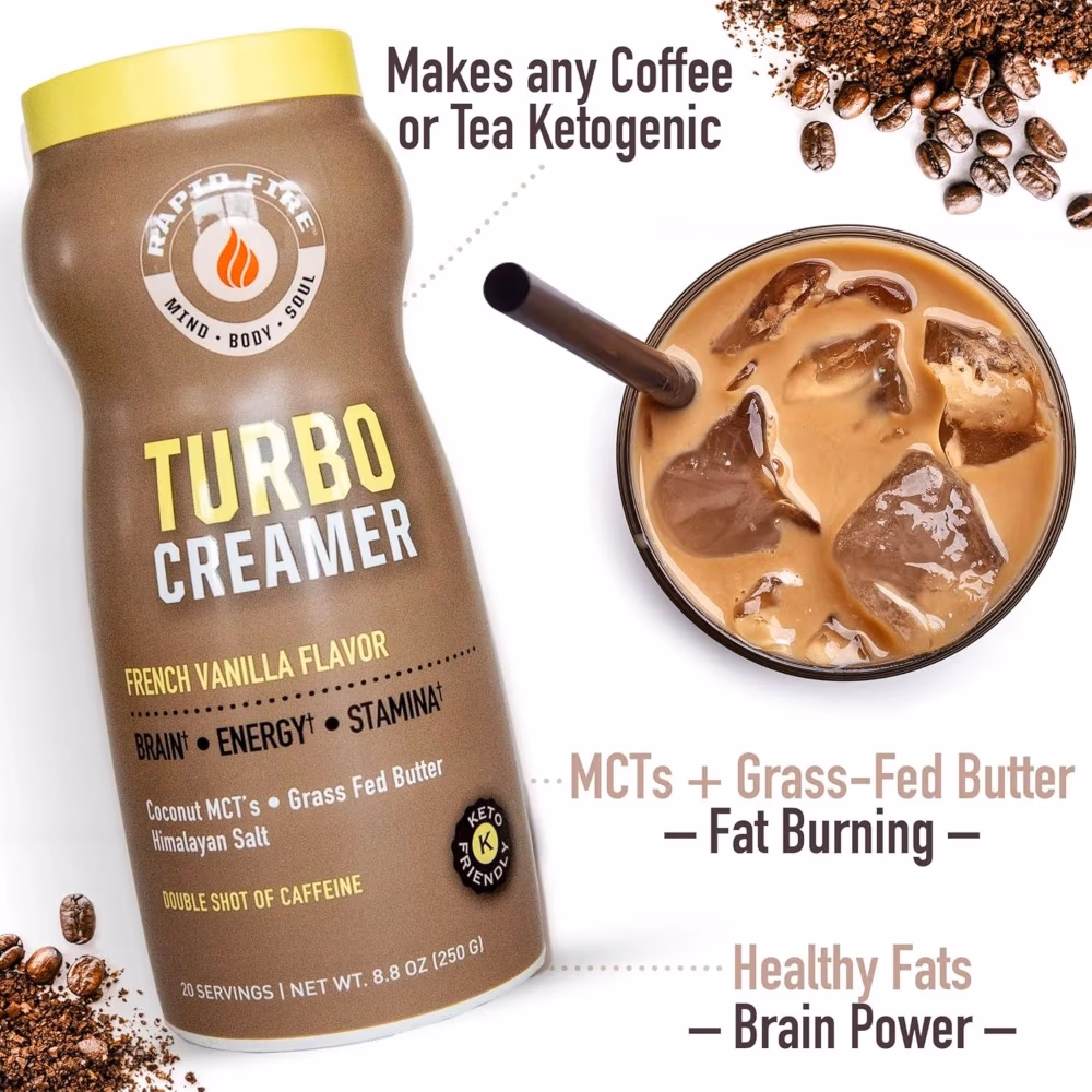 Rapid Fire Turbo Creamer, French Vanilla Flavor 250gm 3