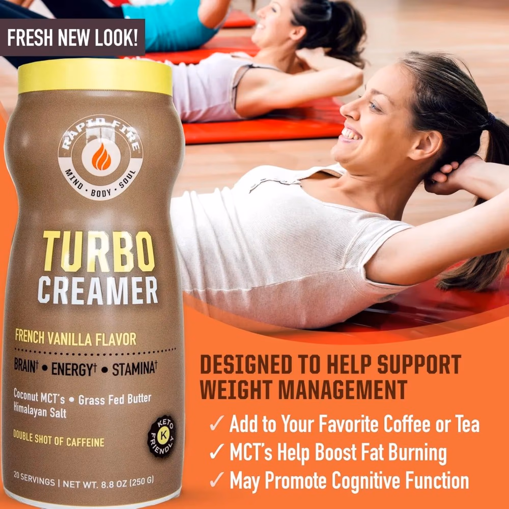 Rapid Fire Turbo Creamer, French Vanilla Flavor 250gm 4